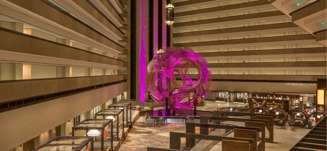 Hyatt Regency Hotel Lobby