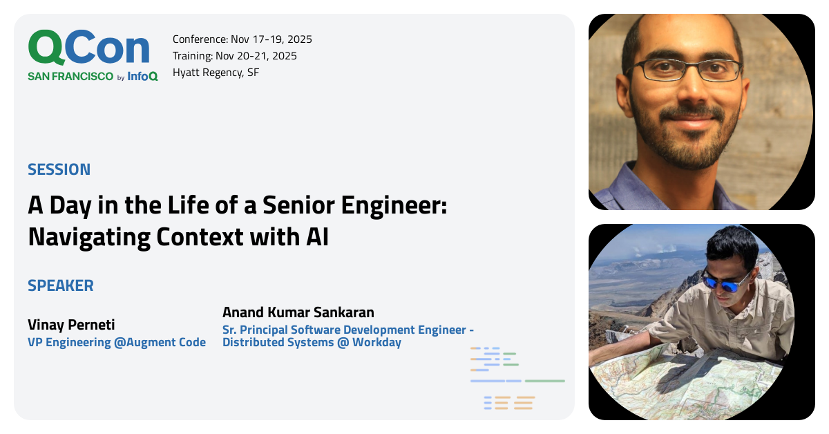 QCon San Francisco 2025 | A Day in the Life of a Senior Engineer ...
