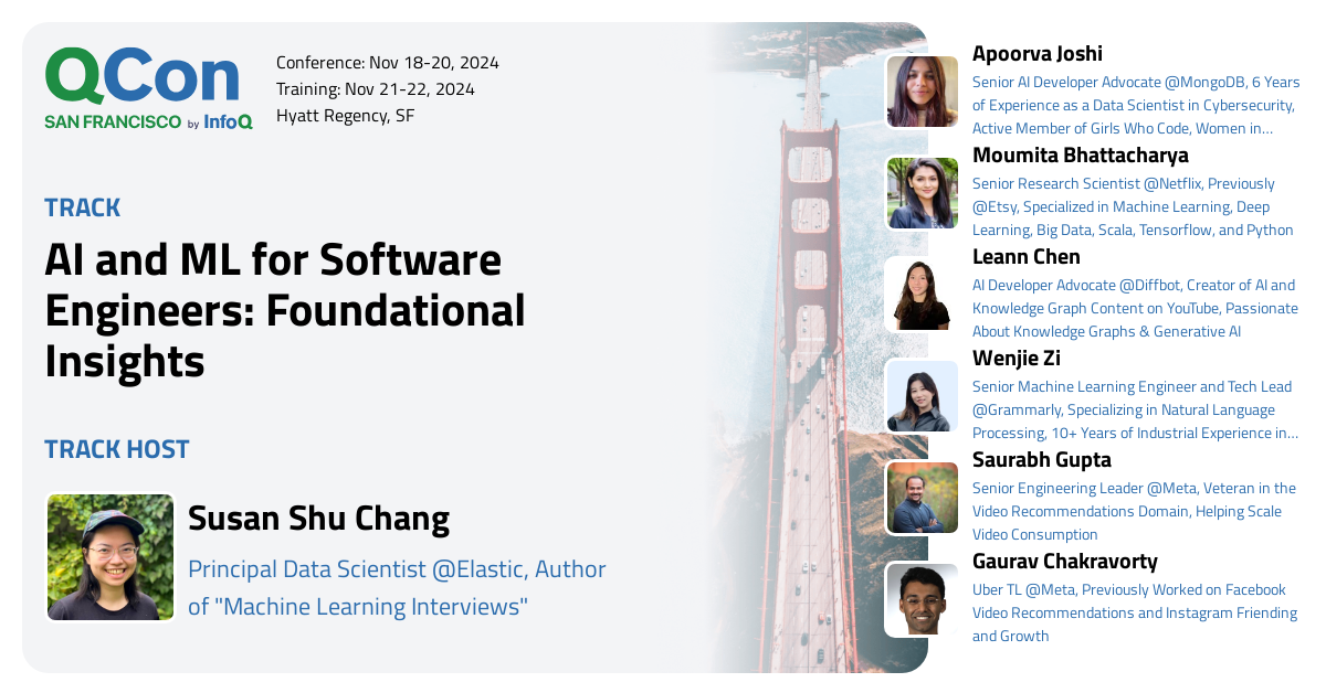 QCon San Francisco 2024 | AI and ML for Software Engineers ...