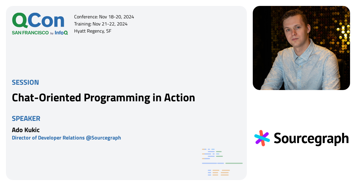 QCon San Francisco 2024 | Chat-Oriented Programming in Action