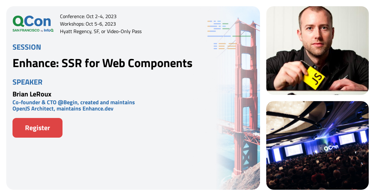 Enhance SSR for Web Components QCon San Francisco 2024